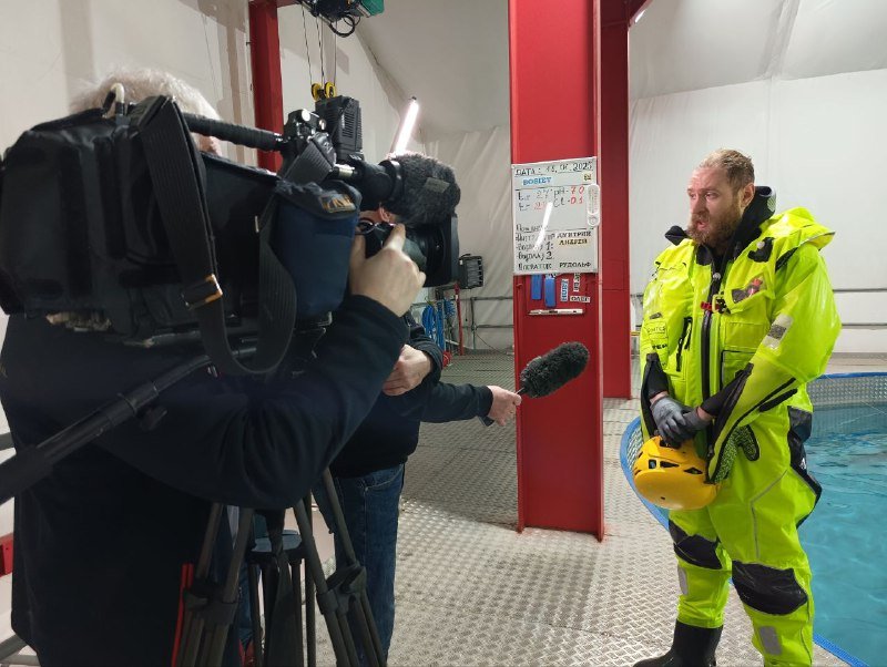 О гидротермокостюме для пассажиров вертолета - в сюжете телеканала НТВ