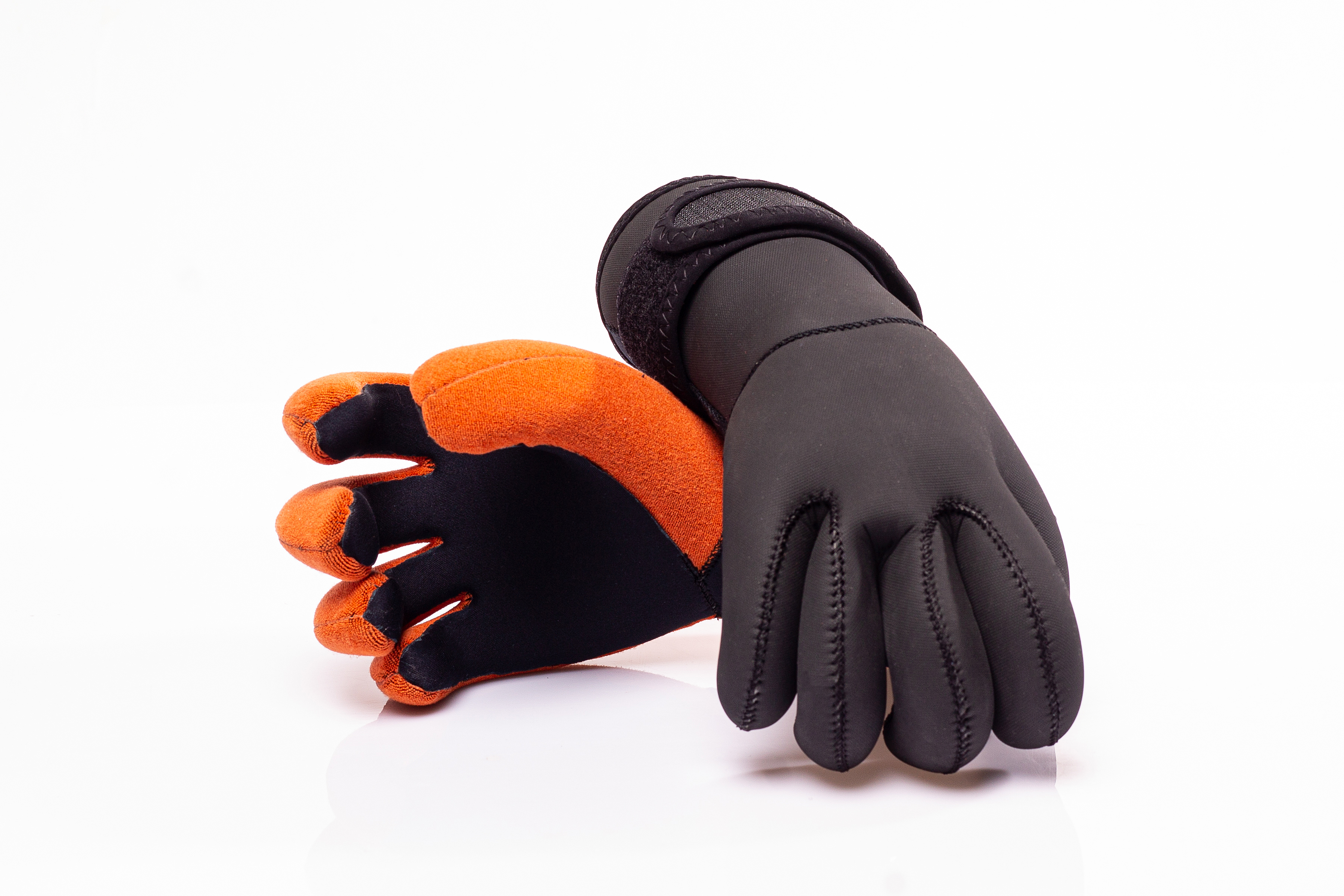 картинка Перчатки для Кайтсерфинга 5 мм мокрого типа термо-плюш  загнутые пальцы  с застежкой велкро AQ1111-21 от магазина Акватикс